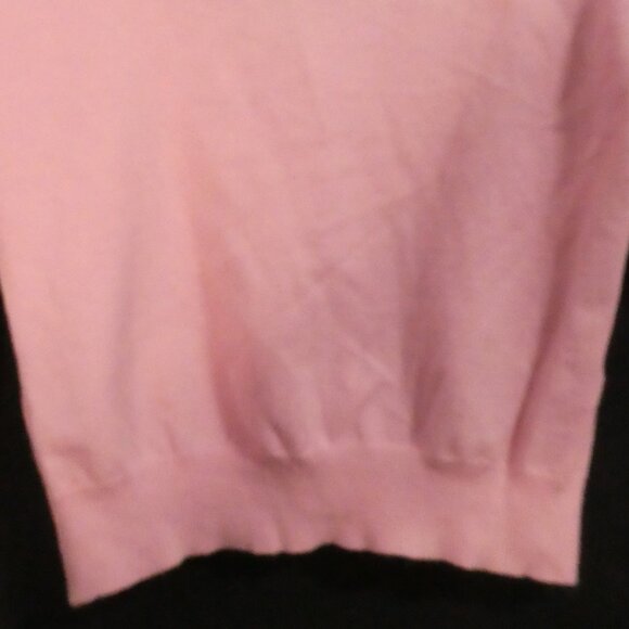 Unbranded | P2P 16 inches | Pink Cropped Button Up Cardigan | Scoop Neck - Picture 14 of 14